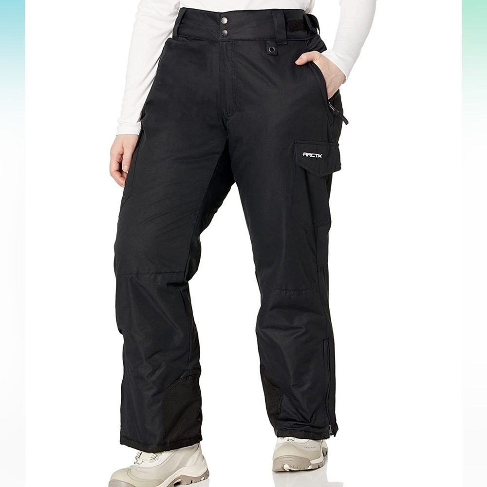 Arctix Womens Snow Sports Insulated Ski Pants, Black